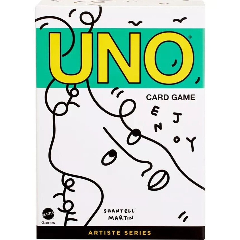 UNO Card Game Mattel Creations Shantell Martin UNO Artiste Series No. 6 NEW